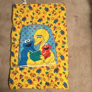 Vintage 1980’s Sesame Street Reversible Sleeping Bag